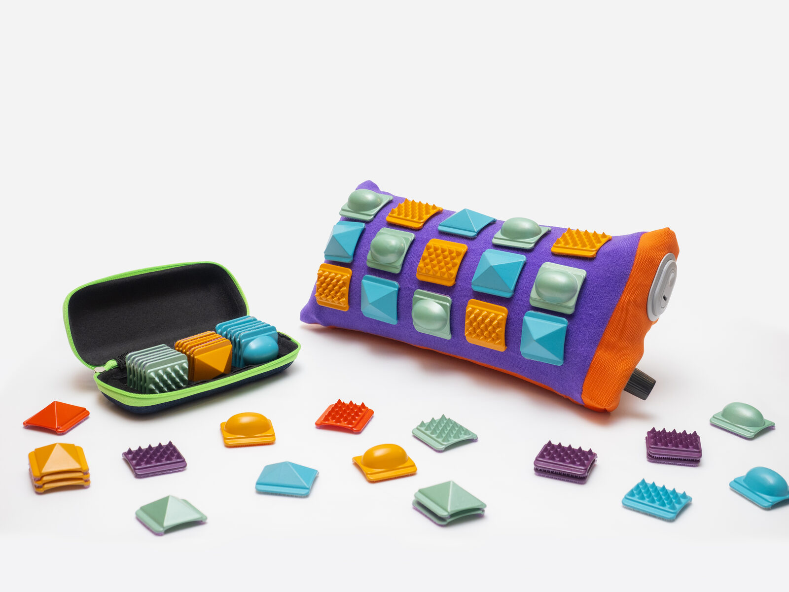RELIEVE modular acupressure massage pillow with interchangeable elements